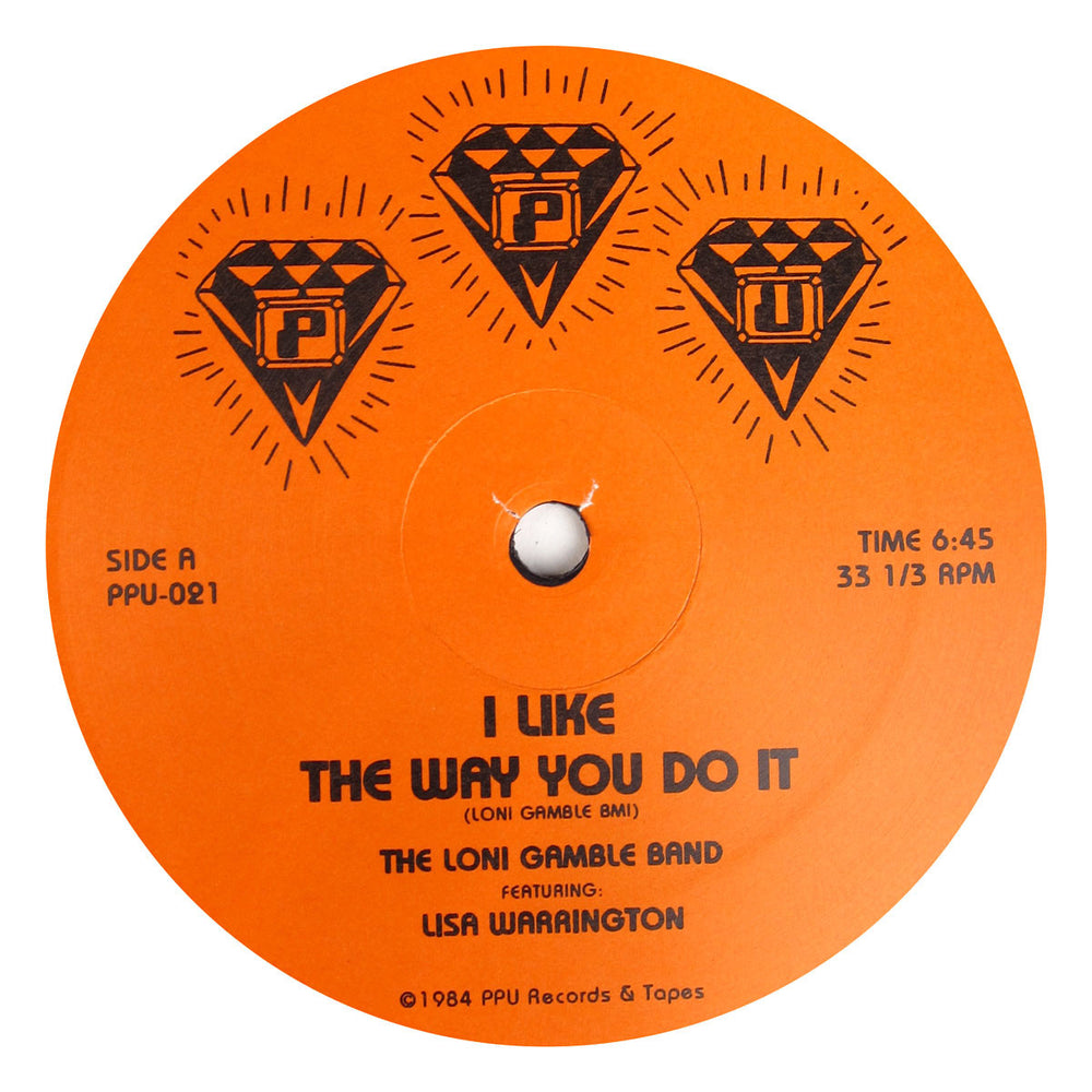 The Loni Gamble Band: I Like The Way You Do It (Tom Noble Edit) Vinyl 12"