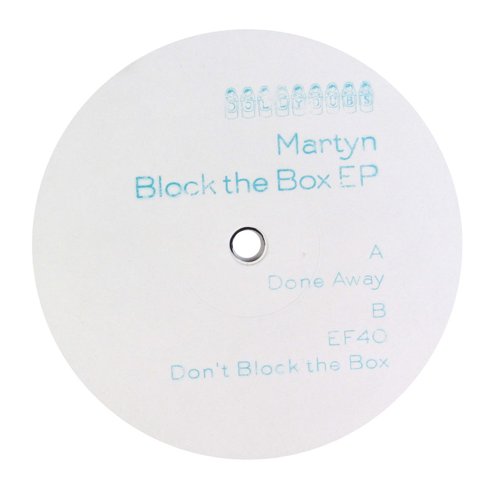 Martyn: Block The Box Vinyl 12"