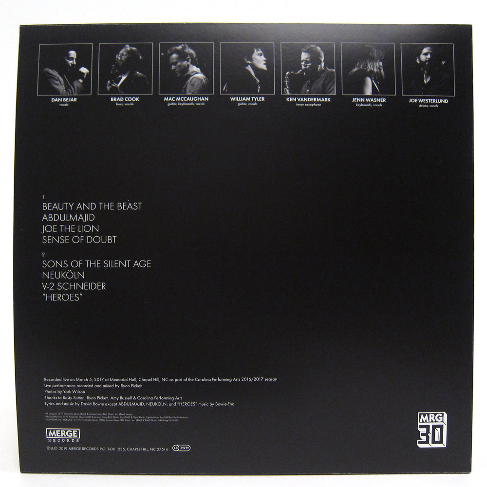 A Merge Group: Plays "Heroes" (David Bowie, Philip Glass, Indie Exclusive) Vinyl LP