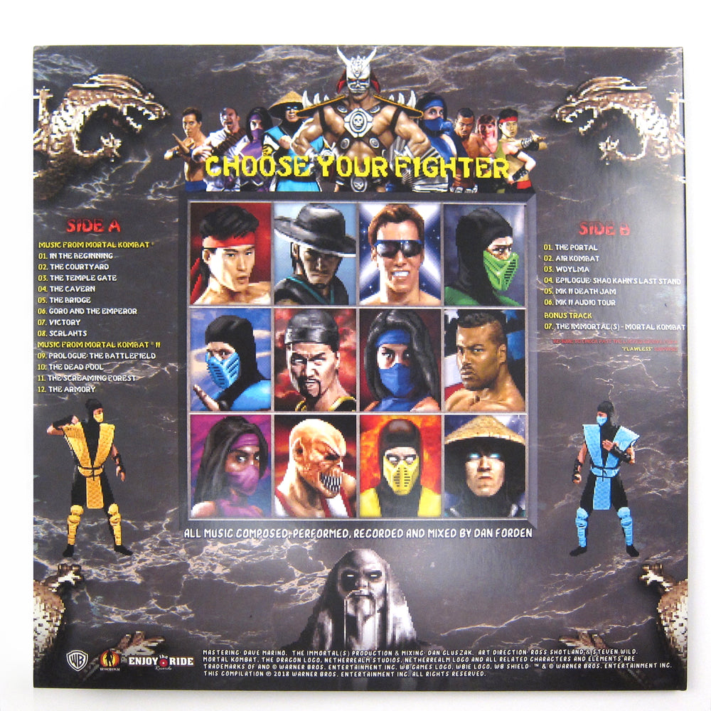 Dan Forden: Mortal Kombat I & II Soundtrack (Colored Vinyl) Vinyl LP