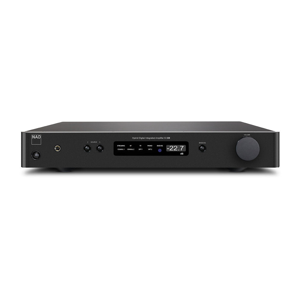 NAD: C338 Hybrid Digital Integrated Amplifier w/Chromecast, Bluetooth, Phono Preamp