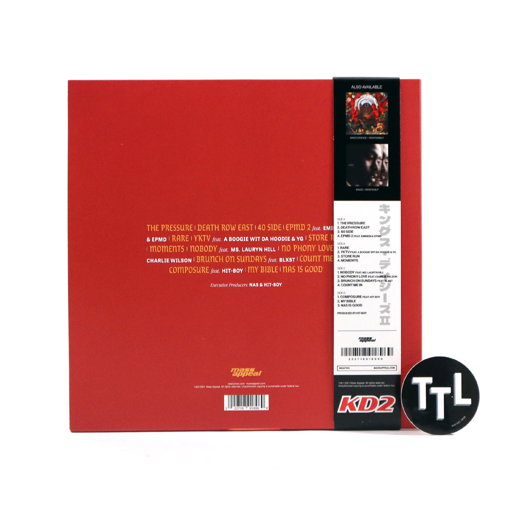 Nas: Kings Disease II (Red / Orange Colored Vinyl) Vinyl 2LP