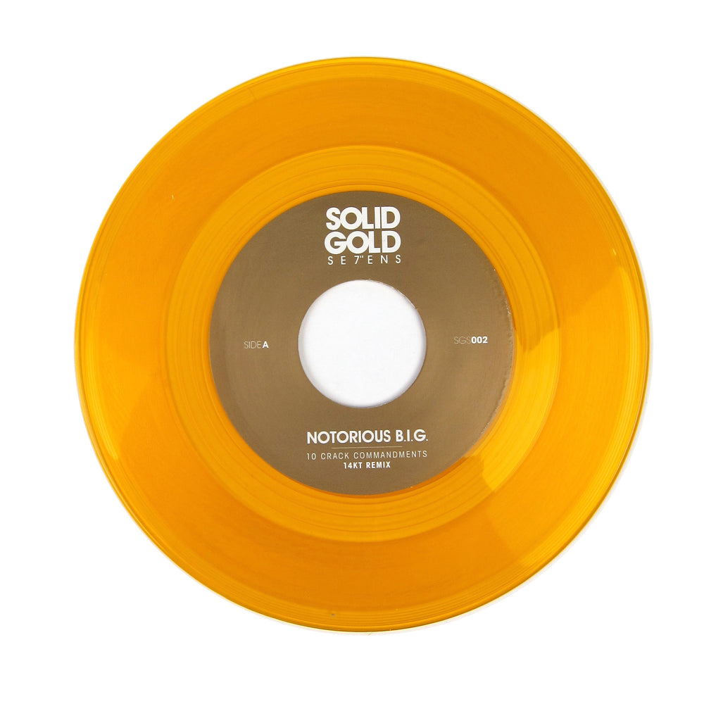 The Notorious B.I.G.: 10 Crack Commandments (14KT Remix, Colored Vinyl) Vinyl 7"