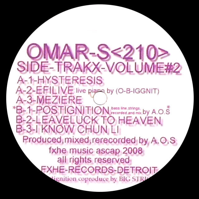 Omar-S: Side Trakx Vol. 2 EP
