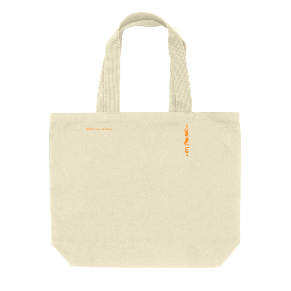 Turntable Lab: Peanuts Record Shopping Tote - Natural
