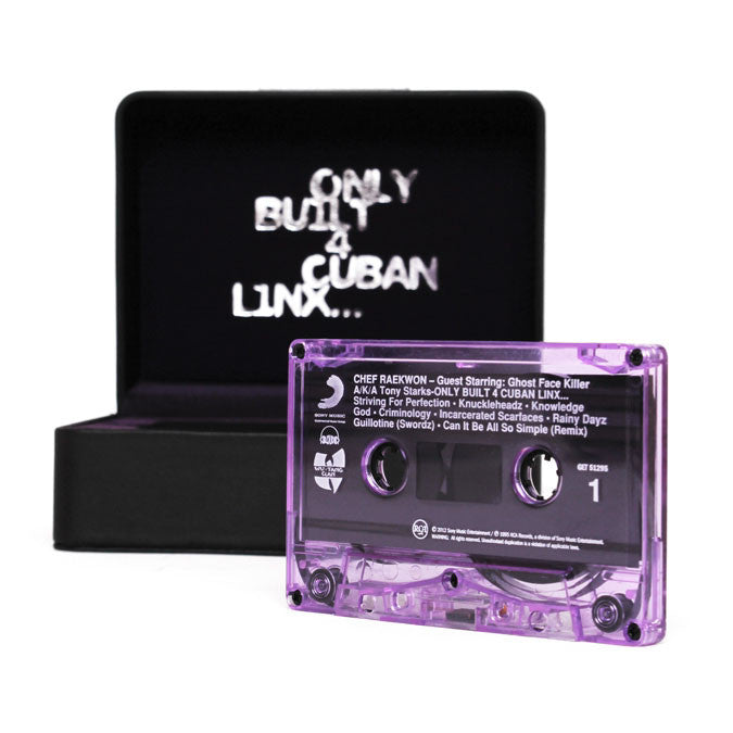 Raekwon: Only Built 4 Cuban Linx Purple Tape Watch Box Deluxe Cassette
