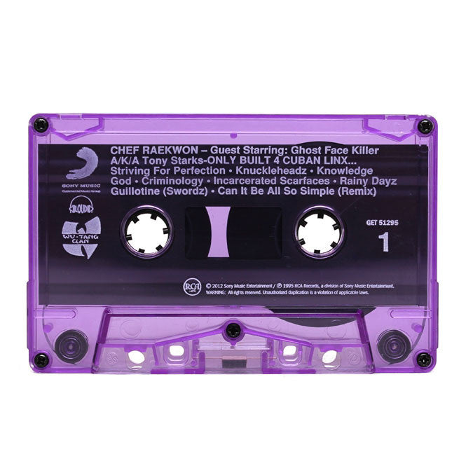 Raekwon: Only Built 4 Cuban Linx Purple Tape Watch Box Deluxe Cassette