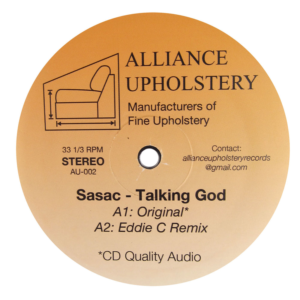 Sasac: Talking God Preview (Eddie C, Benedek, Alex Israel) Vinyl 12"