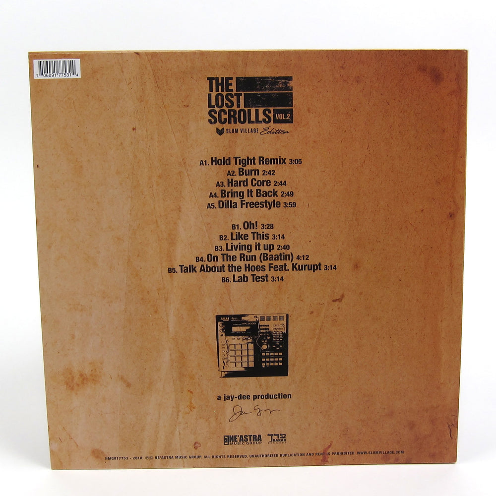 J Dilla: The Lost Scrolls 2 - Slum Village Edition Vinyl LP