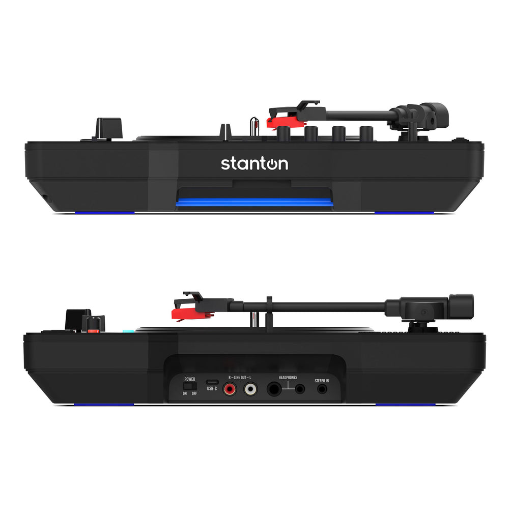 Stanton: STX Portable Scratch Turntable w/ Mini Innofader NanoStanton: STX Portable Scratch Turntable w/ Mini Innofader Nano