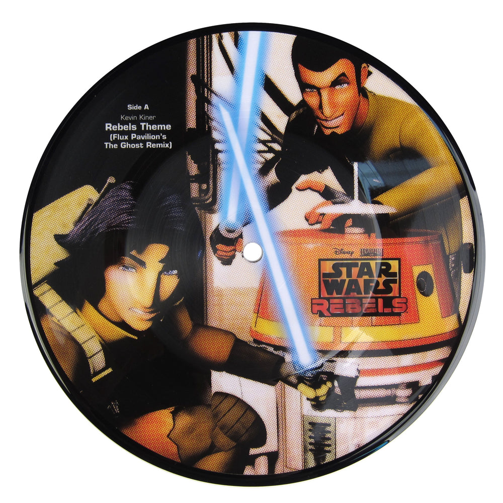 Kevin Kiner: Star Wars Rebel's Theme (Flux Pavillion Remix) Pic Disc Vinyl 7"