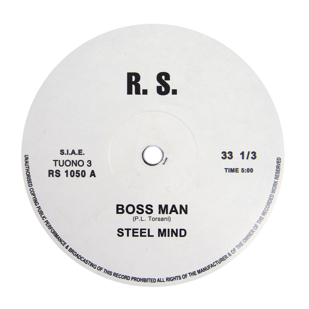 Steel Mind: Boss Man Vinyl 12"
