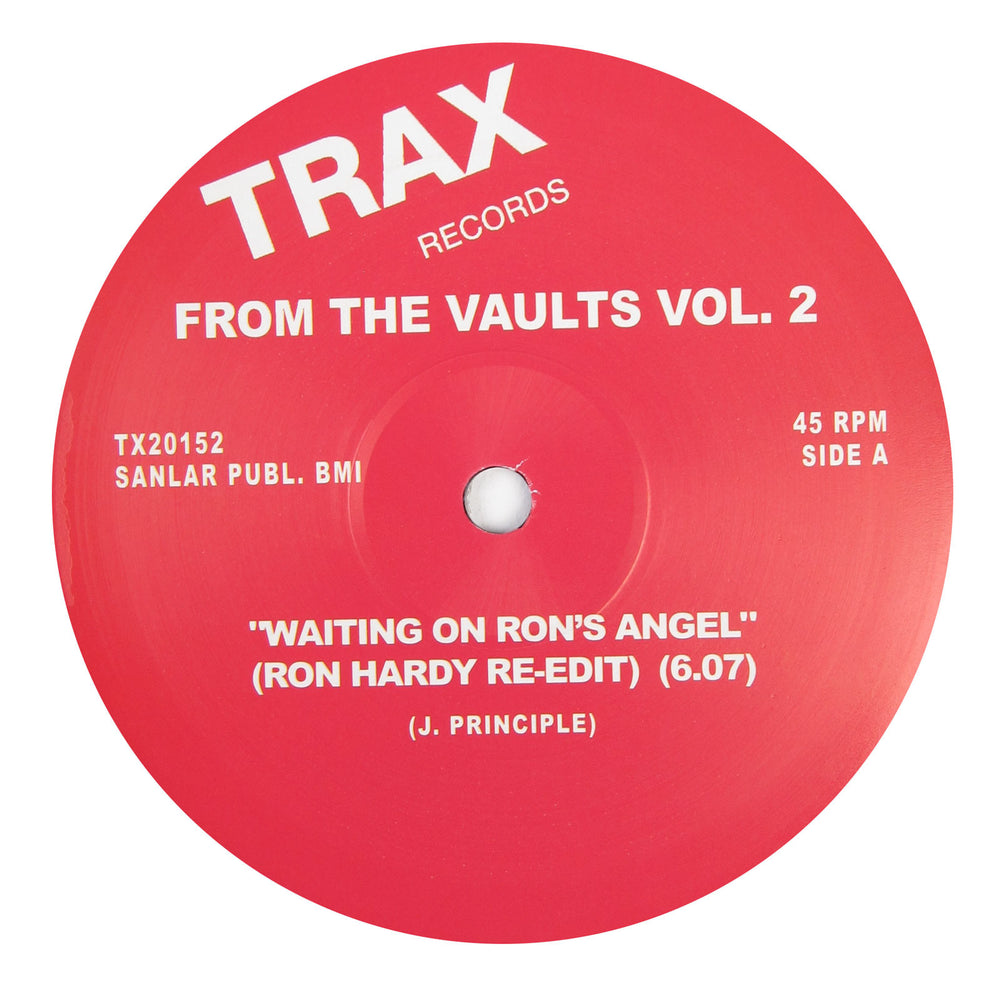Trax Records: From The Vaults Vol.2 (Frankie Knuckles, Jamie Principle) Vinyl 12"