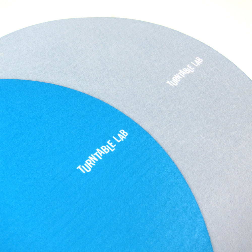 Turntable Lab: Switchmat Reversible Slipmat - Blue / Grey