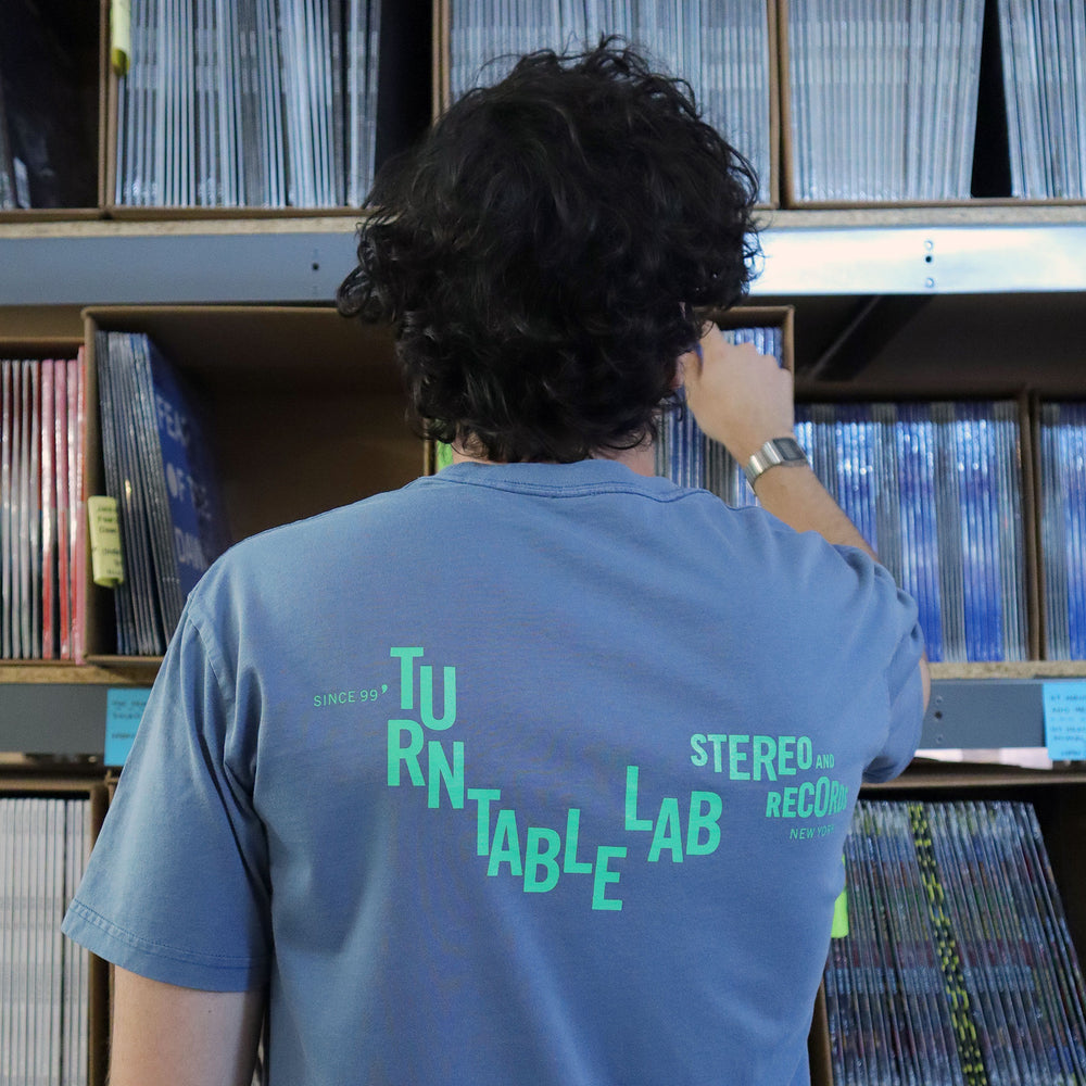 Turntable Lab: Stereo and Records 03 Shirt - Blue