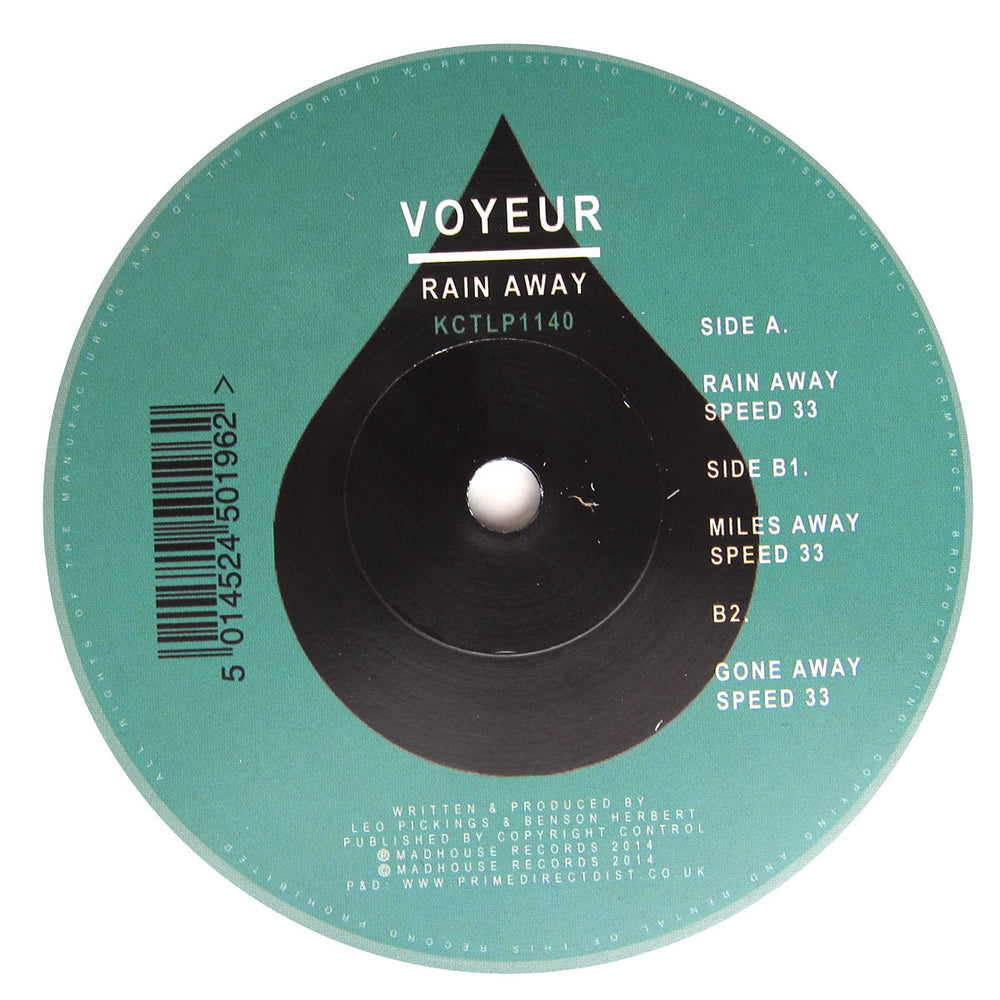 Voyeur: Rain Away Vinyl 12"