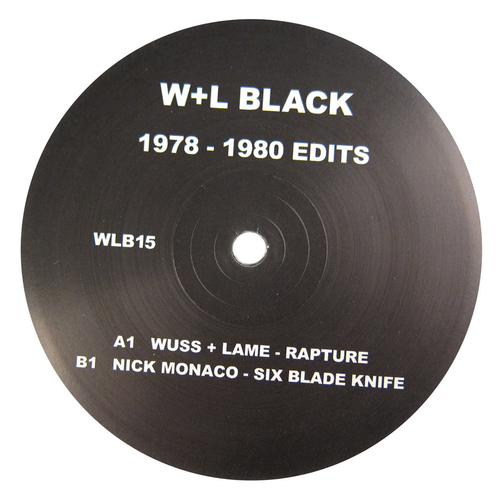 Wuss + Lame / Nick Monaco: 1978-1980 Edits (Blondie, Dire Straits) Vinyl 12"