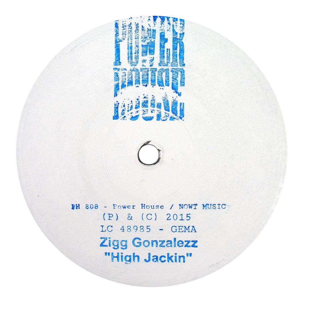 Zigg Gonzalezz: High Jackin (Shed) Vinyl 12"