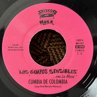Los Guapos Sensibles: Cumbia De Colombia / Fade Into You (Mazzy Star Cover) Vinyl 7"