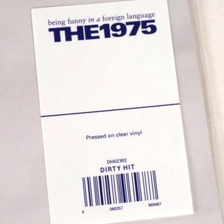 The 1975: Being Funny In A Foreign Language (Clear Colored Vinyl) Vinyl LP