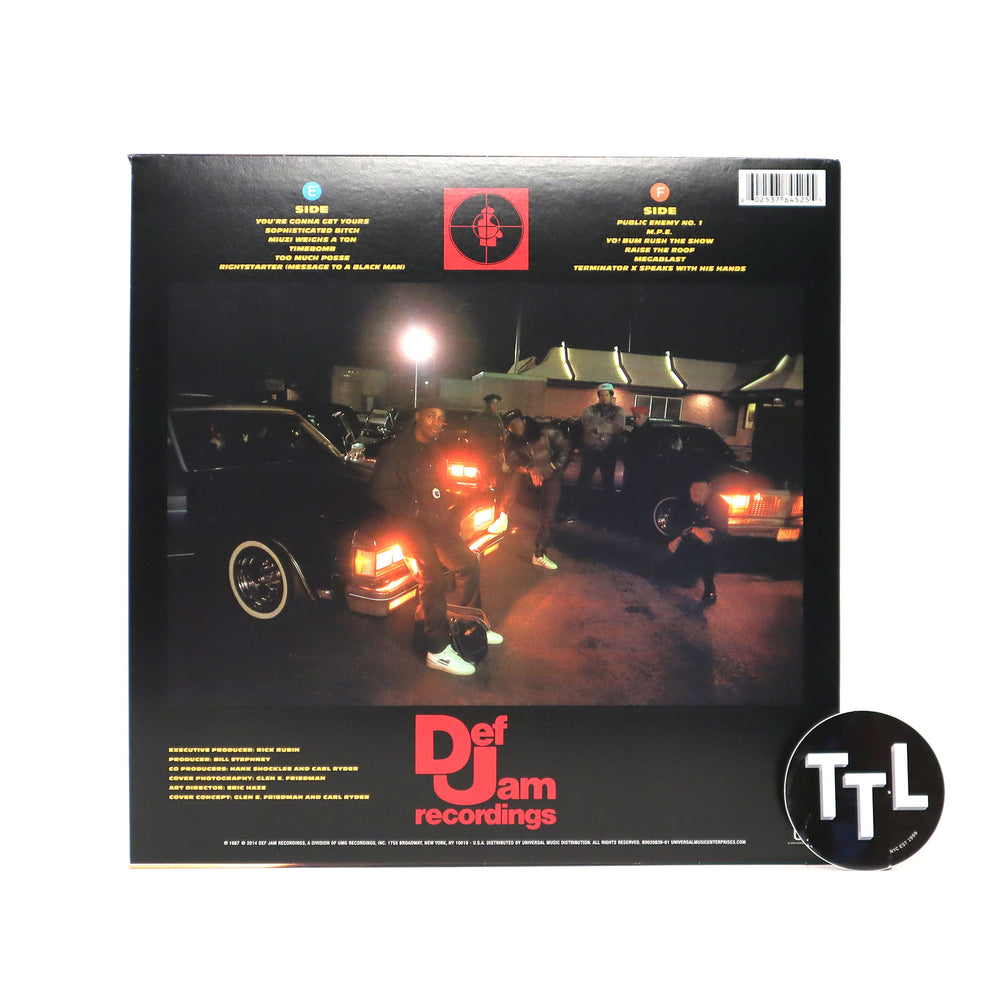 Public Enemy: Yo! Bum Rush The Show Vinyl LP — TurntableLab.com