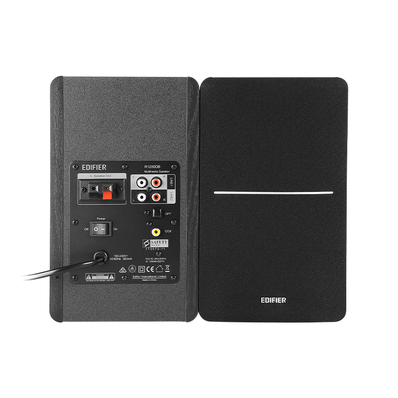 Edifier: R1280DB Powered Speakers w/ Bluetooth - Black Edifier: R1280DB Powered Speakers w/ Bluetooth - Black