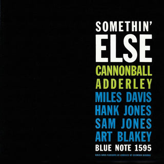 Cannonball Adderley: Somethin' Else (Indie Exclusive Colored Vinyl) Vinyl LP