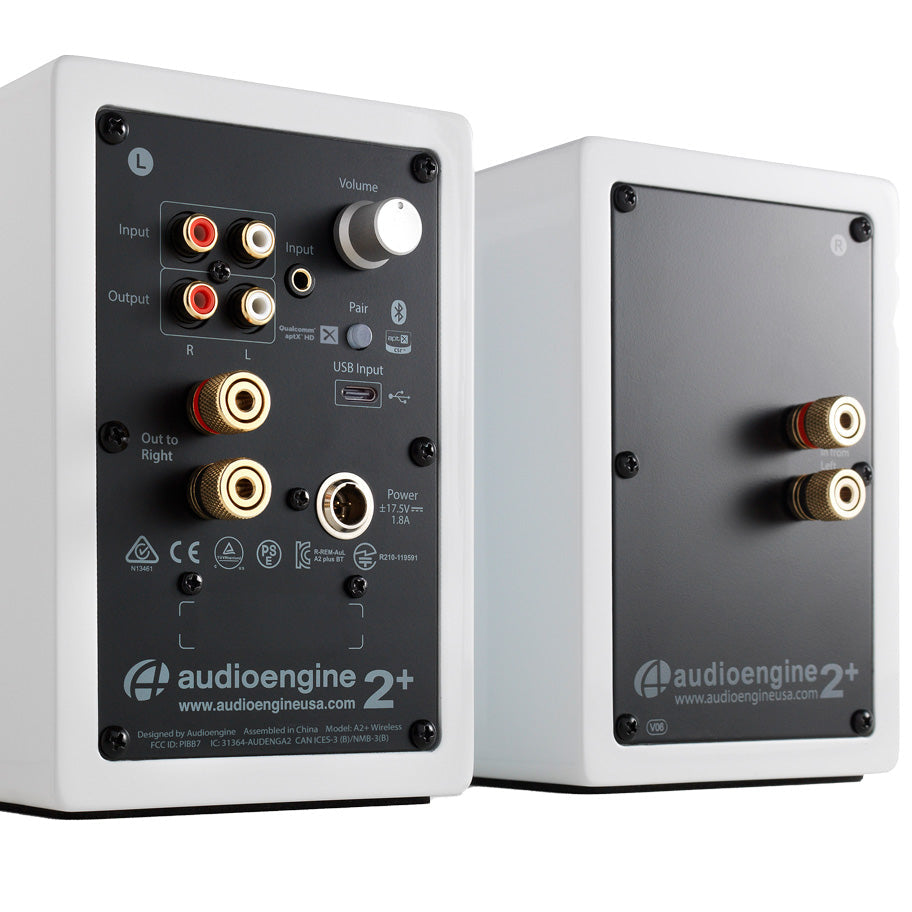 アンプ audioengine A2+ WIRELESS HI-GLOSS WHITE Amazon.com: Audioengine A2+ 24 Bit 60 Watt Bluetooth Desktop