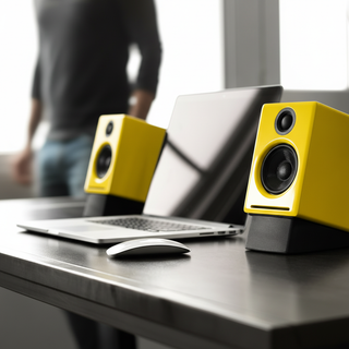Audioengine: A2+ Wireless Powered Speakers w/ Bluetooth - Limoncello Yellow - PRE-ORDER