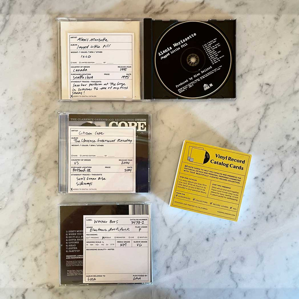 Koeppel Design Vinyl Record Catalog Cards 50 Units —