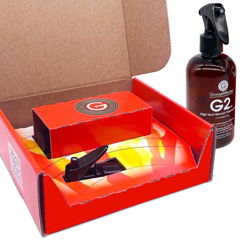 GrooveWasher: G2 Vinyl Record Cleaning Fluid - 8oz Bottle