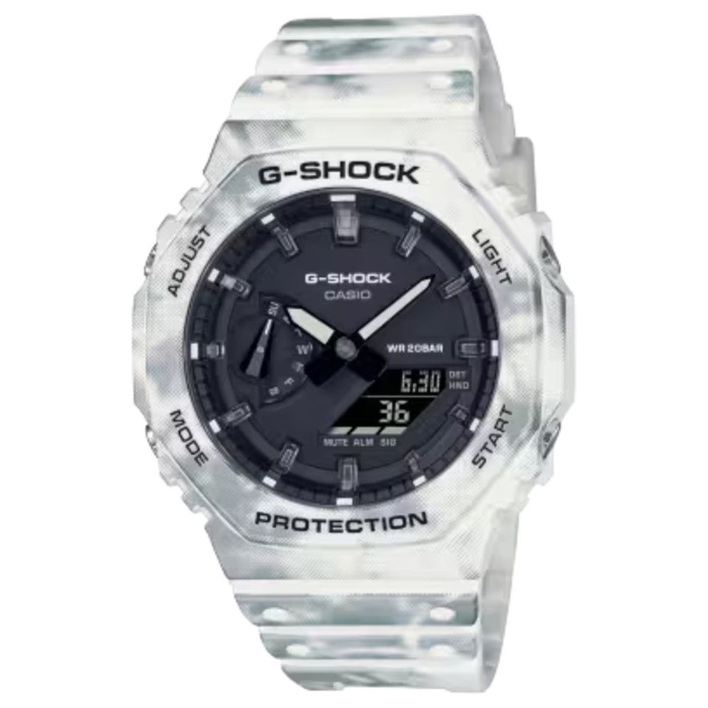 G-Shock: GAE2100GC-7A Watch - Snow Camouflage