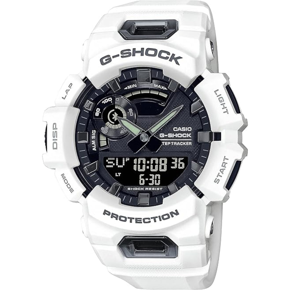 G-Shock: GBA900-7A Analog Digital Watch - White