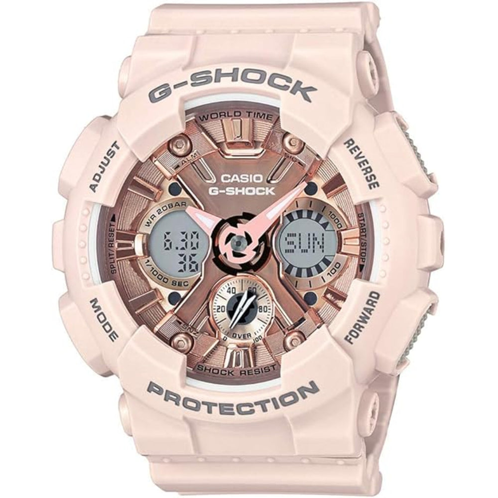 G-Shock: GMA-S120MF-4ACR Women's Watch - Rose Gold