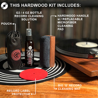 GrooveWasher: Hardwood Record Cleaning Kit