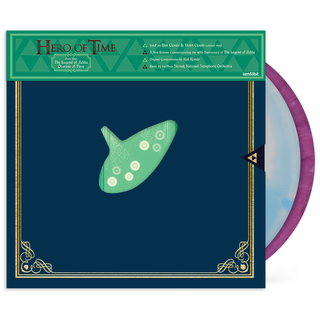 Slovak National Symphony Orchestra: Hero Of Time - Music From The Legend Of Zelda - Ocarina Of Time (Clouds Colored Vinyl) Vinyl 2LP - front detail