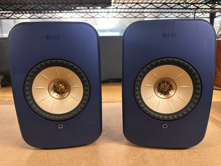 KEF: LSX II Powered Speakers - Blue - Pair (Open Box Special)