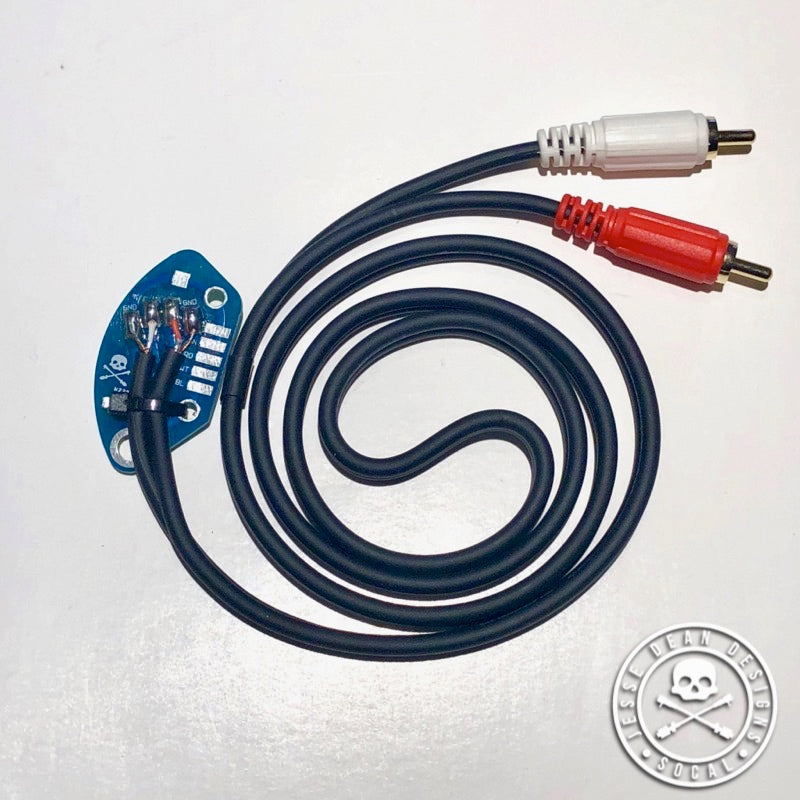 Jesse Dean Designs: Technics SL-1200 RCA Cable w/ Internal Ground PCB ...