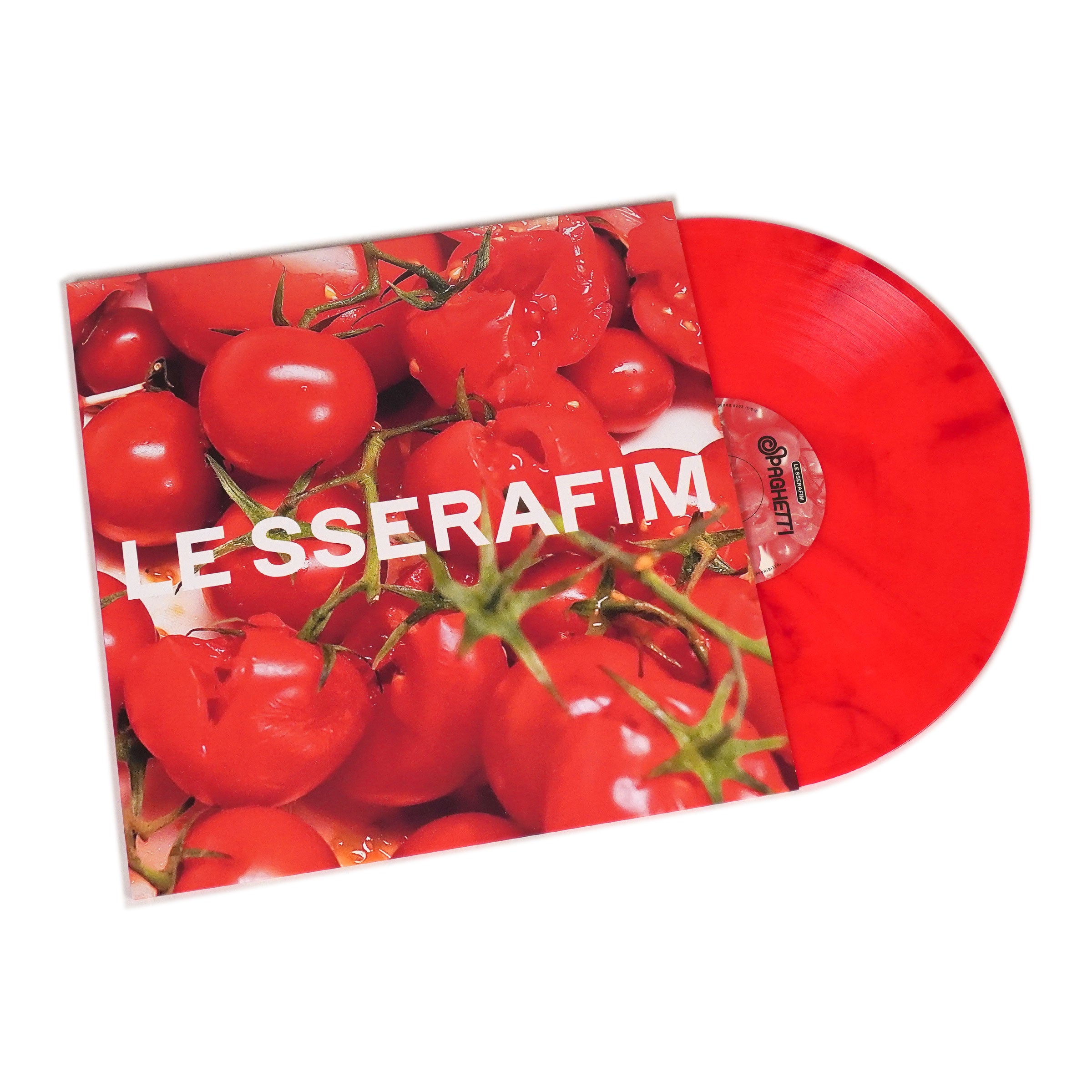LE SSERAFIM: SPAGHETTI (Indie Exclusive Red Colored Vinyl) Vinyl