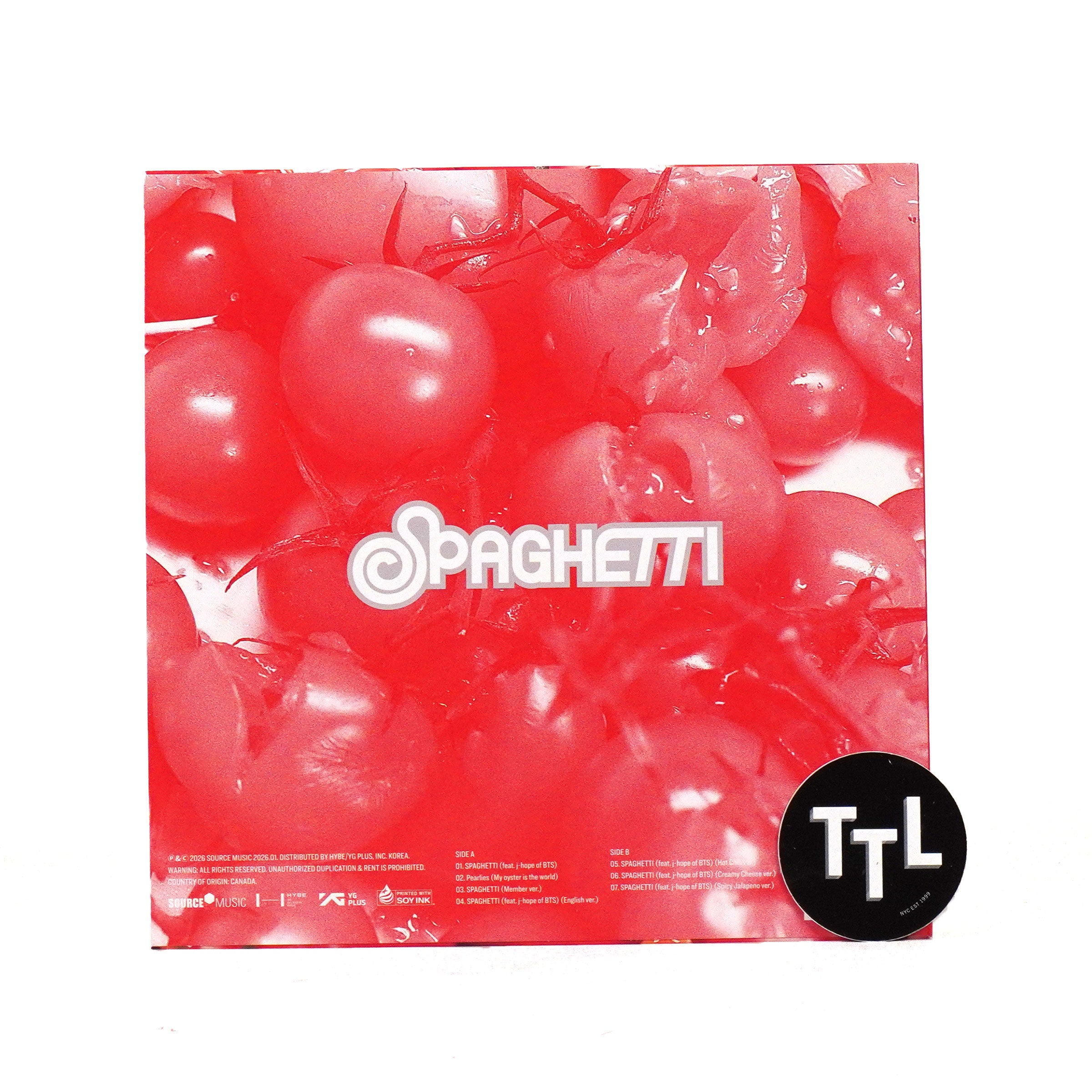 LE SSERAFIM: SPAGHETTI (Indie Exclusive Red Colored Vinyl) Vinyl