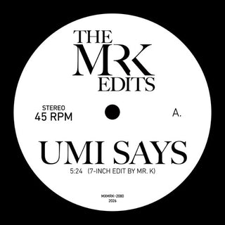 Mr. K: Golden / Umi Says Vinyl 7"