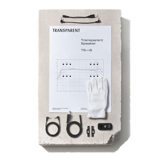 Transparent: Transparent Speaker - Black w/ Red Wire (TS-B-R) - PRE-ORDER