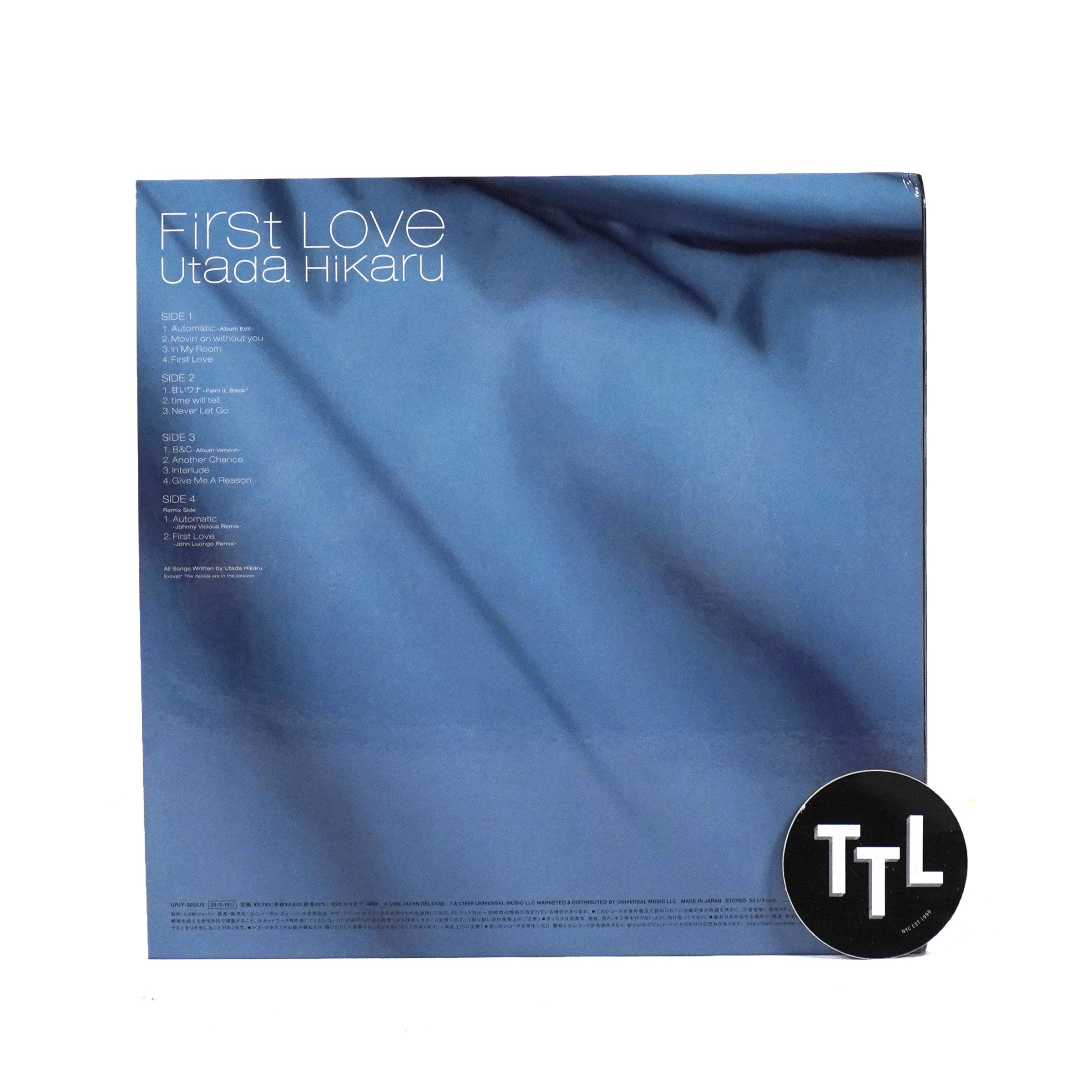 Utada Hikaru First Love レコード Hikaru Utada • First Love • 2xLP – Black Screen Records