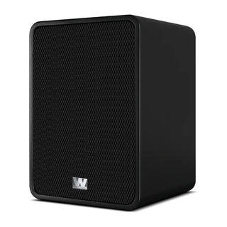 A black subwoofer speaker with a front mesh grille and a silver W1000 logo at the bottom, shown on a clean white background.