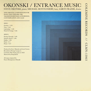 Okonski: Entrance Music Vinyl LP - cover art