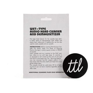 Record Supply Co.: Audio Head Cleaner & Demagnetizer for Cassette Tapes