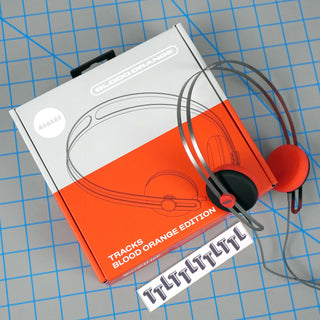AIAIAI: Tracks Headphones w/ Mic - Blood Orange Edition