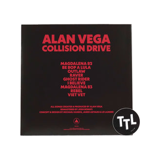 Alan Vega: Collision Drive (Colored Vinyl) Vinyl LP 