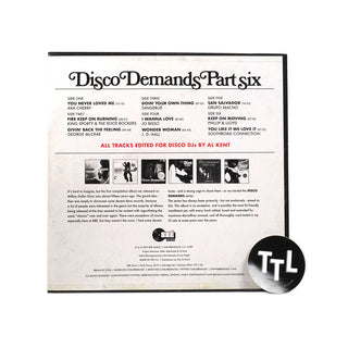Al Kent: The Best Of Disco Demands Compiled Pt.6 Vinyl 3LP