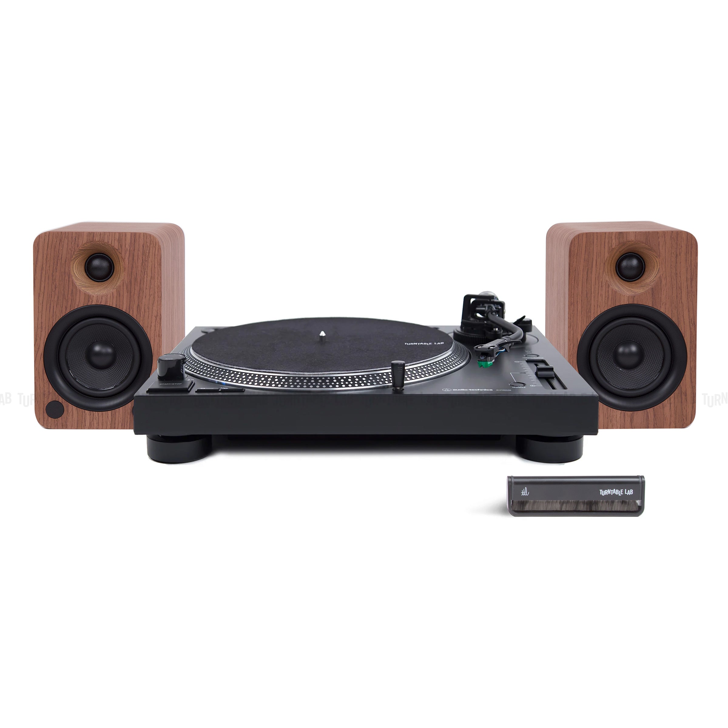 Audio-Technica: AT-LP120X Kanto YU4 Turntable Package